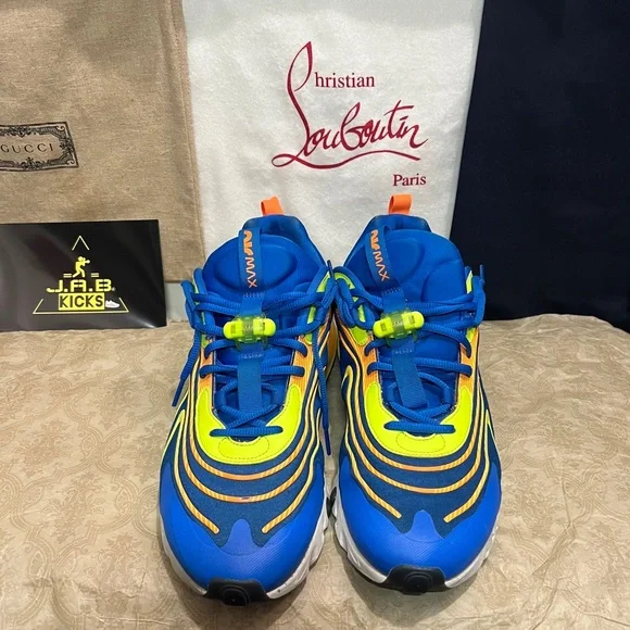 Nike Air max Blue and Orange Energetic Sneakers - Picture 2 of 6